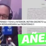 (Video) “Tohá e Interior retira decreto que permitía que las FF.AA. resguardara las fronteras”: #Añejo