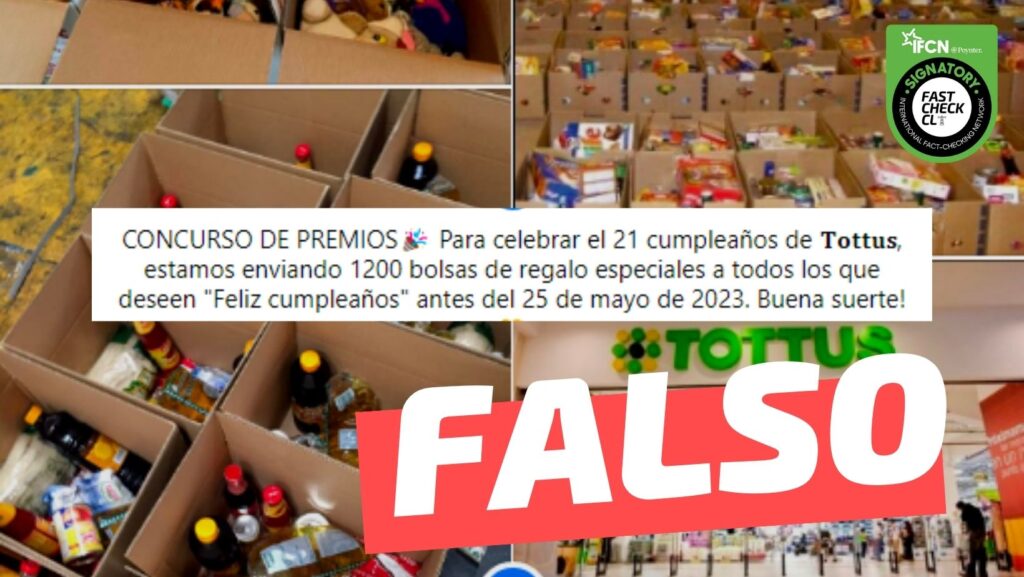 Concurso de premios Tottus para celebrar 21 cumpleaños