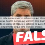 Tuit de Juan Guarello: “El gobierno sabe quienes son los delincuentes que lideran a las barras bravas. Son los mismos que utilizaron para llevar a cabo el estallido en 2019”: #Falso