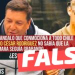 (Imagen) “Escándalo que conmociona a todo Chile, Julio César Rodríguez no sabía que la cámara seguía grabando”: #Falso