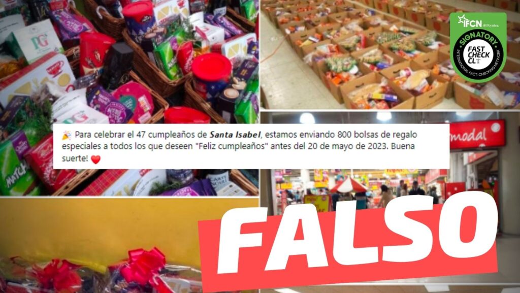 Para celebrar el 47 cumpleaños de Santa isables estamos enviando 800 bolsas de regalo especiales a todos los que deseen, Feliz cumpleaños, antes del 20 de mayo de 2023. Buena suerte