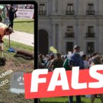 (Video) “Haciendo la tumba a Boric frente a La Moneda”: #Falso