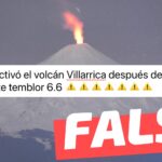 (Video)”Se activó el volcán Villarrica después del fuerte temblor 6.6″: #Falso