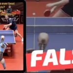 (Video) “Robot vs humano jugando ping pong”: #Falso