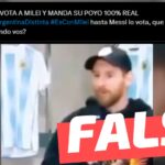 (Video) Lionel Messi: “hay que votar a Milei, no queda otra. Es Milei o seguir en la misma”: #Falso