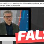 Mario Marcel invita a participar de una nueva plataforma de inversión: #Falso