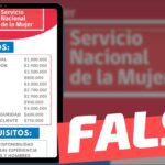 (Viral Tik Tok) Oferta de distintos puestos de trabajo en el Servicio Nacional de la Mujer: #Falso