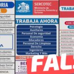 (Viral Tik Tok) Ofertas laborales en Fiscalía, Contraloría, Sercotec y Corfo: #Falso