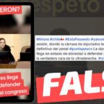 (Video) Camila Flores llega en estado de ebriedad al Congreso: #Falso