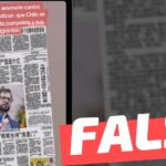 (Imagen) “Prensa china arremete contra Gabriel Boric”: #Falso