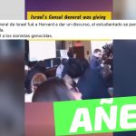 (Video) “El cónsul general de Israel fue a Harvard a dar un discurso, el estudiantado se paró y lo dejó solo en el aula”: #Añejo