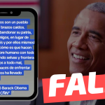 Barack Obama, ex presidente de EE.UU: “Los venezolanos son un pueblo de poca lucha. Han preferido abandonar su patria en lugar de luchar por su país y por sí mismos”: #Falso