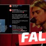 (Video) “Kurt Cobain habla sobre la isla de Jeffrey Epstein”: #Falso