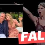 (Imagen) Taylor Swift posando junto a Jeffrey Epstein: #Falso