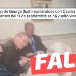 “Una imagen de George Bush reuniéndose con Osama bin Laden antes del 9/11”: #Falso