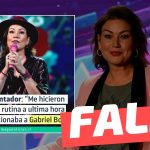 (Imagen) Javiera Contador: “Me hicieron cambiar la rutina a última hora, porque mencionaba a Gabriel Boric”: #Falso