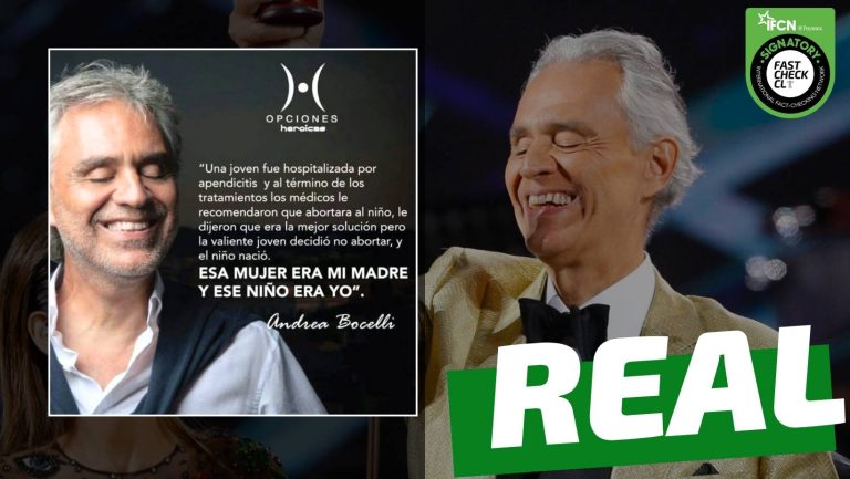 Read more about the article Andrea Bocelli dijo: “los médicos le recomendaron (a una joven) que abortara al niño, pero la joven decidió no abortar y el niño nació. Esa mujer era mi madre y ese niño era yo”: #Real