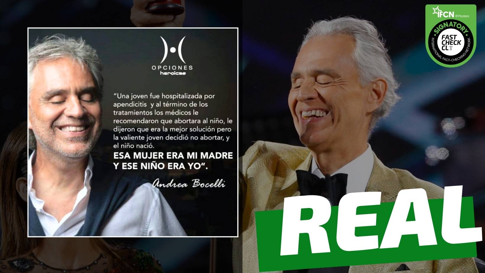 You are currently viewing Andrea Bocelli dijo: “los médicos le recomendaron (a una joven) que abortara al niño, pero la joven decidió no abortar y el niño nació. Esa mujer era mi madre y ese niño era yo”: #Real