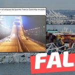 (Video) “Ángulo alternativo en el colapso del puente Francis Scott Key (Baltimore) muestra una gran explosión”: #Falso