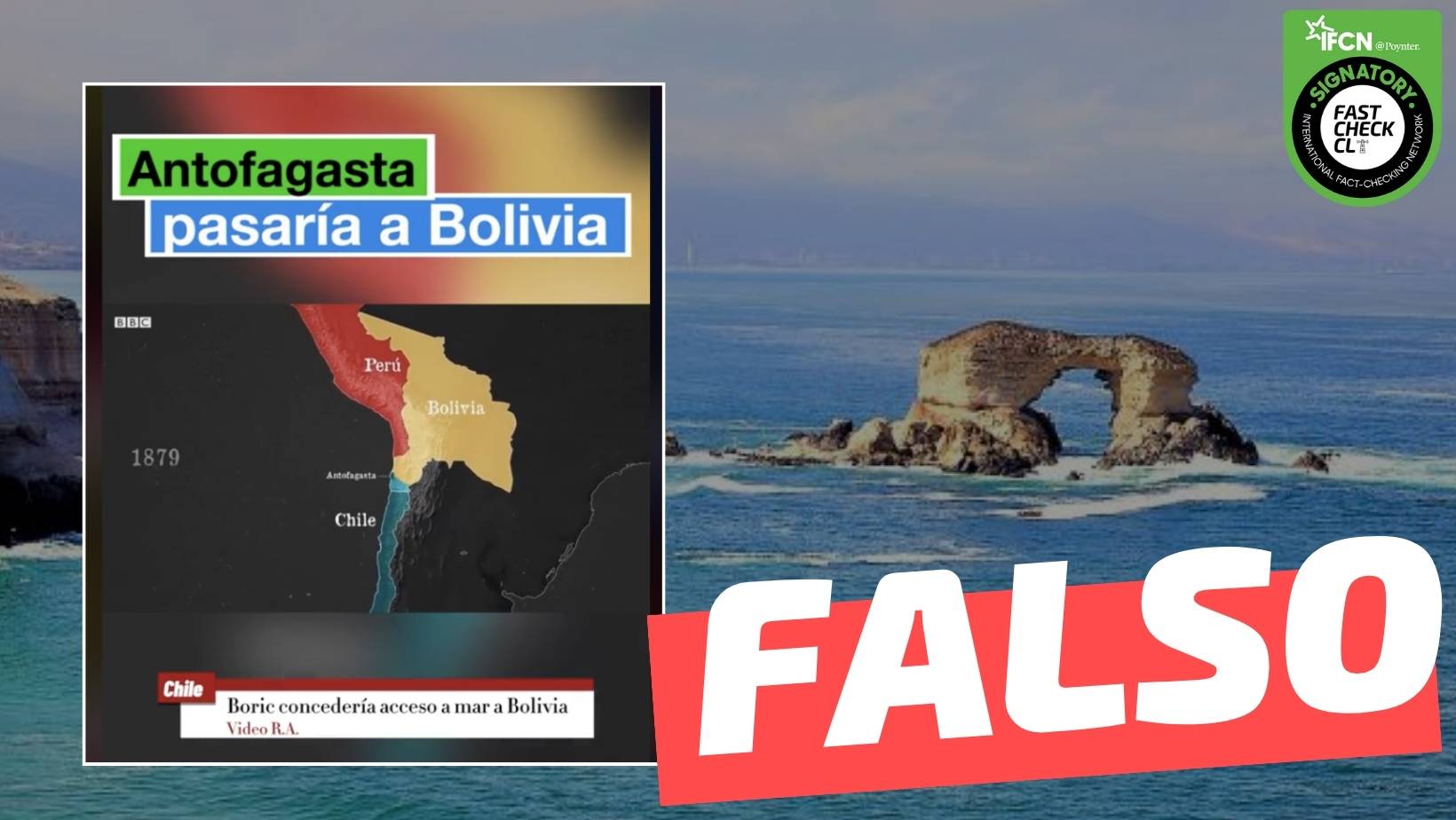 You are currently viewing (Video) El Gobierno de Chile “está trabajando en un proyecto de ley” para dar mar a Bolivia: #Falso