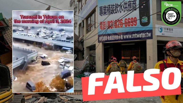 Read more about the article (Video) “Tsunami en Taiwán en la mañana del 3 de abril, 2024”: #Falso