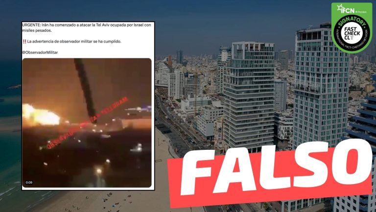 Read more about the article (Video) “Urgente: Irán ha comenzado a atacar a Tel Aviv ocupada por Israel con misiles pesados”: #Falso