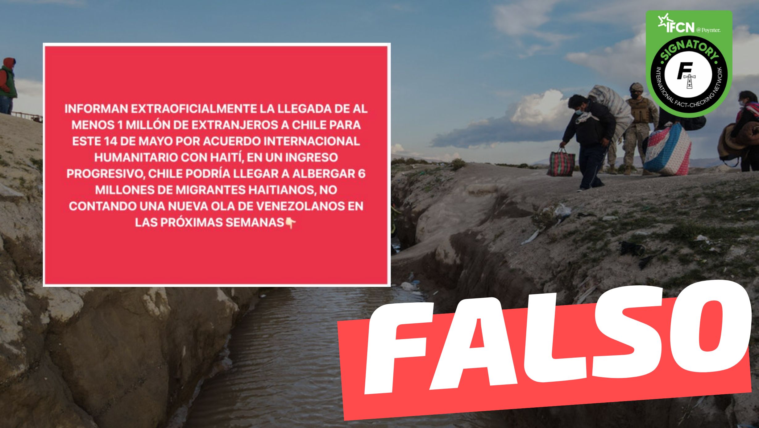 You are currently viewing Informan llegada masiva de inmigrantes “para este 14 de mayo por acuerdo internacional humanitario con Haití”: #Falso