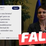 Ministra Tohá tuiteó: “(…) no abusen de mi paciencia. Lamentablemente no puedo responsabilizarme del nivel intelectual de ustedes al no entender una ironía simple”: #Falso