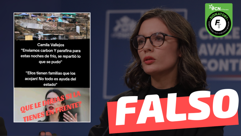 Read more about the article La ministra Vallejo dijo respecto a las viviendas de emergencia en Valparaíso: “(…) Ellos tienen familias que los acojan. No todo es ayuda del Estado”: #Falso