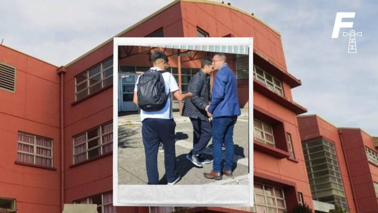 Read more about the article Director de liceo en Lota se vuelve viral por esperar a estudiantes en el paradero: denuncia alza de inseguridad