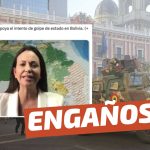 (Video) “Maria Corina Machado (líder opositora venezolana) apoya el intento de golpe de Estado en Bolivia”: #Engañoso