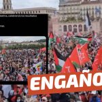 (Video) “Franceses con banderas de Palestina, celebrando los resultados electorales en Francia”: #Engañoso