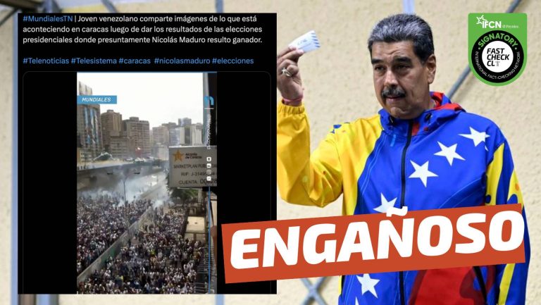 Read more about the article (Video) “Caracas luego de dar los resultados de las elecciones presidenciales”: #Engañoso