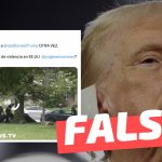 (Video) “Intentaron dispararle a Donald Trump otra vez”: #Falso