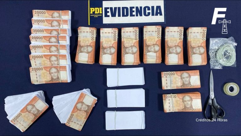 Read more about the article PDI detiene a sujeto que estafó a su pareja con $16 millones en efectivo: el hombre cambió billetes por papeles blancos