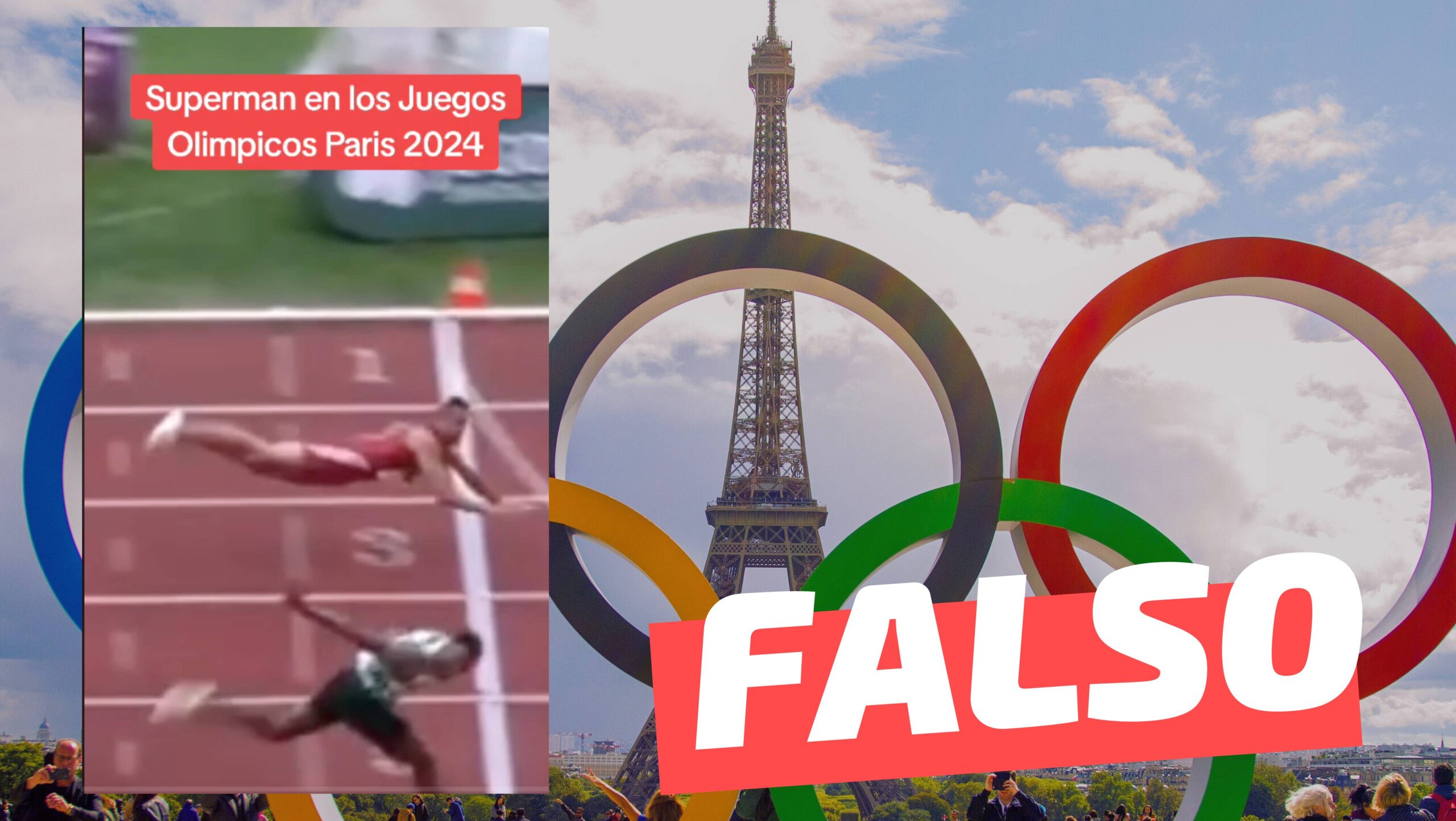 You are currently viewing (Video) “‘Superman’ en los Juegos Olímpicos París 2024”: #Falso