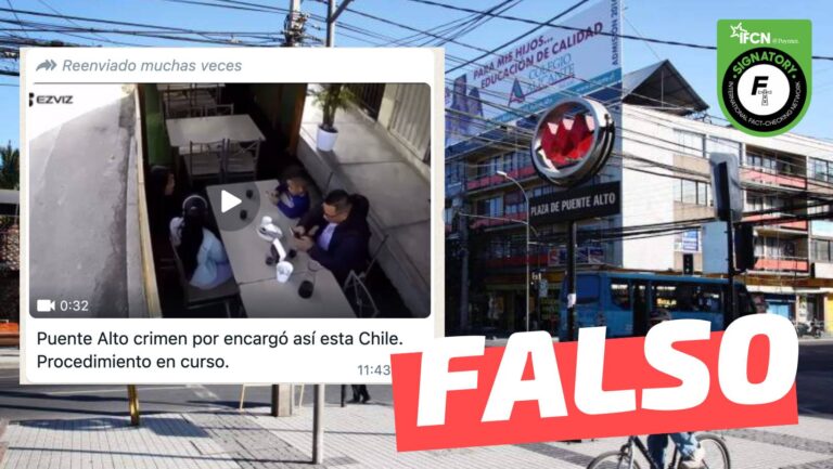 Read more about the article (Video) “Puente Alto, crimen por encargo, así está Chile”: #Falso