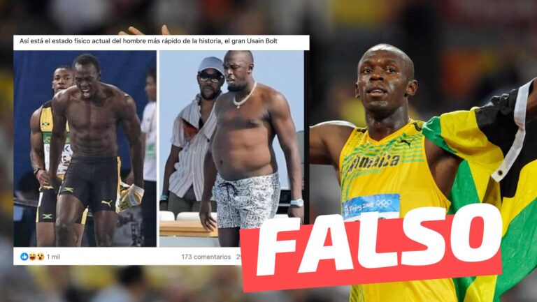 Read more about the article (Imagen) “Así está el estado físico del hombre más rápido de la historia, el gran Usain Bolt”: #Falso