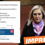 Pamela Jiles “votó en contra 2 veces del aumento de la PGU a $250.000, en contra de la Reforma de Pensiones y en contra de la eliminación del CAE”: #Impreciso