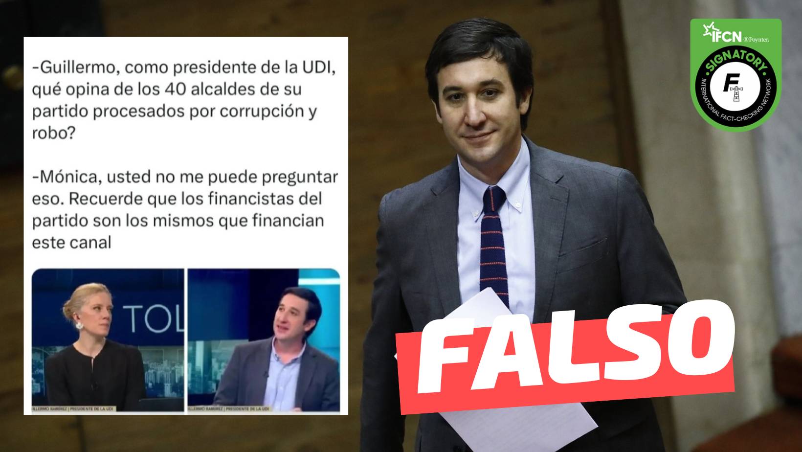 You are currently viewing “Los financistas del partido (UDI) son los mismos que financian este canal (CNN Chile)”. #Falso