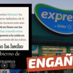 (Imagen) “La cadena minorista Walmart ha anunciado el cierre definitivo de 11 tiendas en el país”: #Engañoso