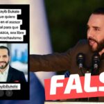 (Imagen) “Nayib Bukele afirma que quiere convertirse en el asesor presidencial para que Venezuela renazca, sea libre y caiga el narcochavismo”: #Falso