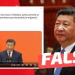 (Video) Presidente de China, Xi Jinping dijo: “Lo que Israel y Estados Unidos hacen a Palestina, particularmente en Gaza, es espeluznante. Hace tiempo que han perdido la vergüenza”: #Falso