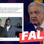 (Imagen) “El presidente AMLO, mantiene una estrecha relación con el rapero-pederasta Puff Diddy”: #Falso