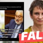 “Hermosilla fue abogado de Carolina Tohá en el desfalco de los 21 mil millones de la Municipalidad de Santiago”: #Falso