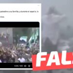 (Video) “Israel devuelve un cadáver palestino a su familia, y durante el sepelio, lo hacen estallar a distancia”: #Falso