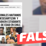 (Imagen) “Cinco haitianos violan, descuartizan y queman a joven estudiante de 20 años de edad en Chile: #Falso