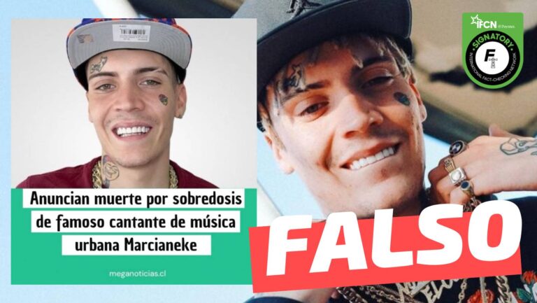 Read more about the article (Imagen) “Anuncian muerte por sobredosis de famoso cantante de música urbana Marcianeke”: #Falso