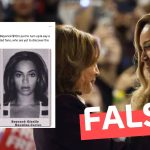 “La campaña de Kamala Harris le pagó a Beyonce 10 millones de dólares”: #Falso