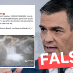 “Pedro Sánchez ordenó derribar más de 100 represas desde 2021 por una ideología ecologista, agravando los efectos de la DANA en Valencia”: #Falso